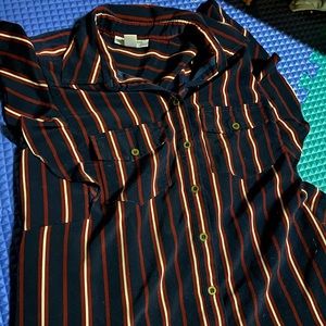Stripped maternity t-shirt dress